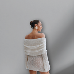 Elara Mini Dress - Elegant & Off-Shoulder