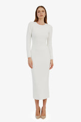 Kavala Knit Maxi Dress - Ivory
