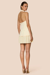 Nookie Darling Mini Dress - Lemon