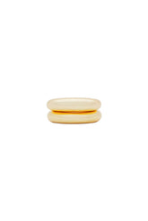 Dome Ring Set - 18k Gold Plated