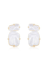 Double Pearl Earrings