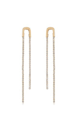 Double Chain Drop Earrings