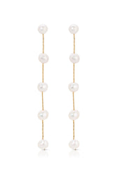 Dripping Pearl Drop Earrings