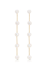 Dripping Pearl Drop Earrings