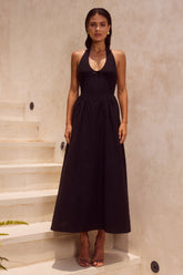 Henrietta Midi Dress - Black