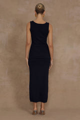 Nadina Midi Skirt - Black