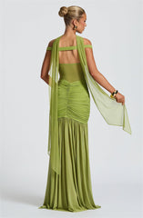 Celeste Fire Maxi Dress