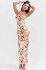 Effie - Enchanting Floral Maxi Dress with Elegant Cut