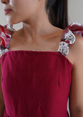 Amelia - dark red