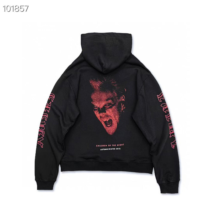 AMIRI 18AW Vampire Print Hoodie - Heavyweight High Street Streetwear