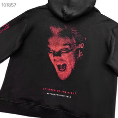 AMIRI 18AW Vampire Print Hoodie - Heavyweight High Street Streetwear