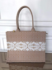 Beige Tote Bag