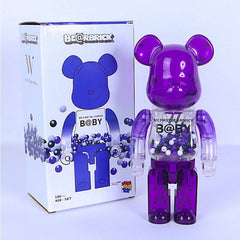 BE@RBRICK 400% Violent Bear Display: Building Block Bear/Ocean Figure Doll Gift - DM for Style