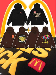 FW20 Travis Scott McDonald’s Hoodie - Apple Pie High Street Foam Print
