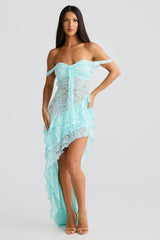 Miah Gown - Aqua