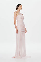 Misha Ember Wrapped Maxi Dress - Dusty Pink