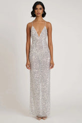 Mevia Gown - Silver