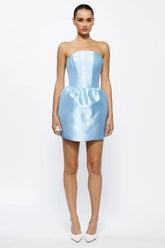 Luetta Mini Dress - Cornflower Blue