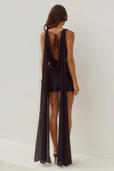 Gabriella Mini Dress - Black