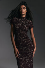 Nookie Alessia Midi Dress - Wine