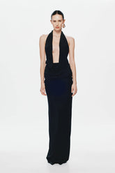 Misha Vanessa Jersey Maxi Dress - Black