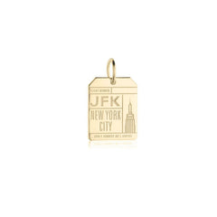 JFK Luggage Tag Card Charm - The New York Public Library Shop