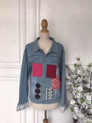 (l) - Denim Patch Jacket