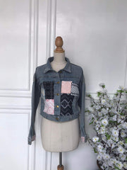 (l) - Denim Patch Jacket