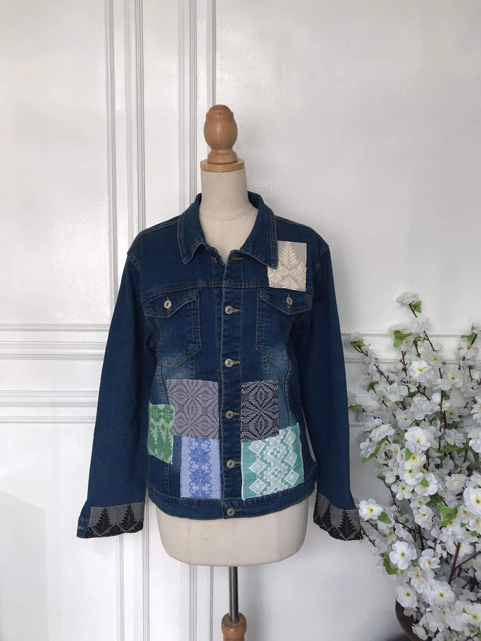 (l) - Denim Patch Jacket