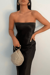 Leyla Slip Dress - Black