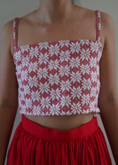 Mia - bright red