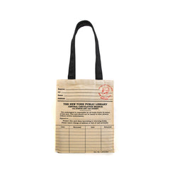 NYPL Library Card Tote Bag - The New York Public Library Shop