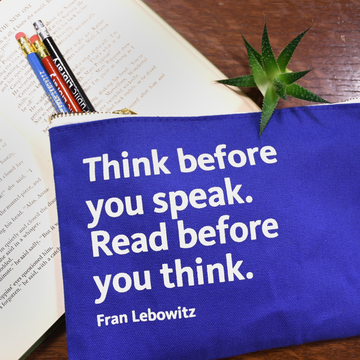 NYPL Fran Lebowitz Pouch - The New York Public Library Shop