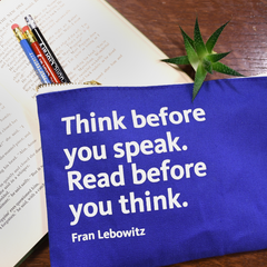 NYPL Fran Lebowitz Pouch - The New York Public Library Shop
