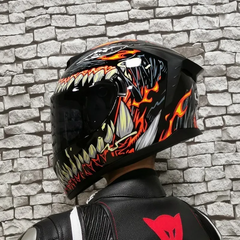 Ragefire /LVS Full-Cover Motorcycle Helmet /Bluetooth 3C DOT Certified Dual Viso - order with style message