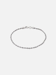 ATOLYEWOLF Rope Chain Bracelet in Silver - Kategorize edilmemiş BİLEKLİK