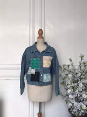 (s) - Denim Patch Jacket