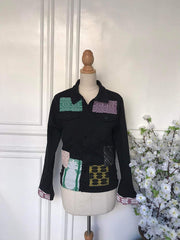 (s) - Denim Patch Jacket
