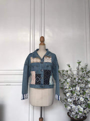 (s) - Denim Patch Jacket