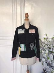 (s) - Denim Patch Jacket