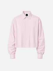 SHOPI GO Sumida Boxy Shirt - Light Pink - GÖMLEK