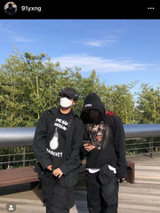 Vetement VTM Padded Shoulder Ghost Face Hoodie Heavyweight Outerwear