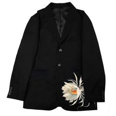 Yohji Yamamoto Dark Moonlight Beauty Night-blooming Cereus Printed Jacket