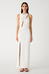 Misha Chloe Knit Maxi Dress - Ivory
