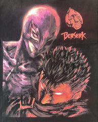 250g Heavyweight! Berserk Legendary Manga: Guts Vintage Washed Short Sleeve Tee - Size avaliable S ~ 4XL