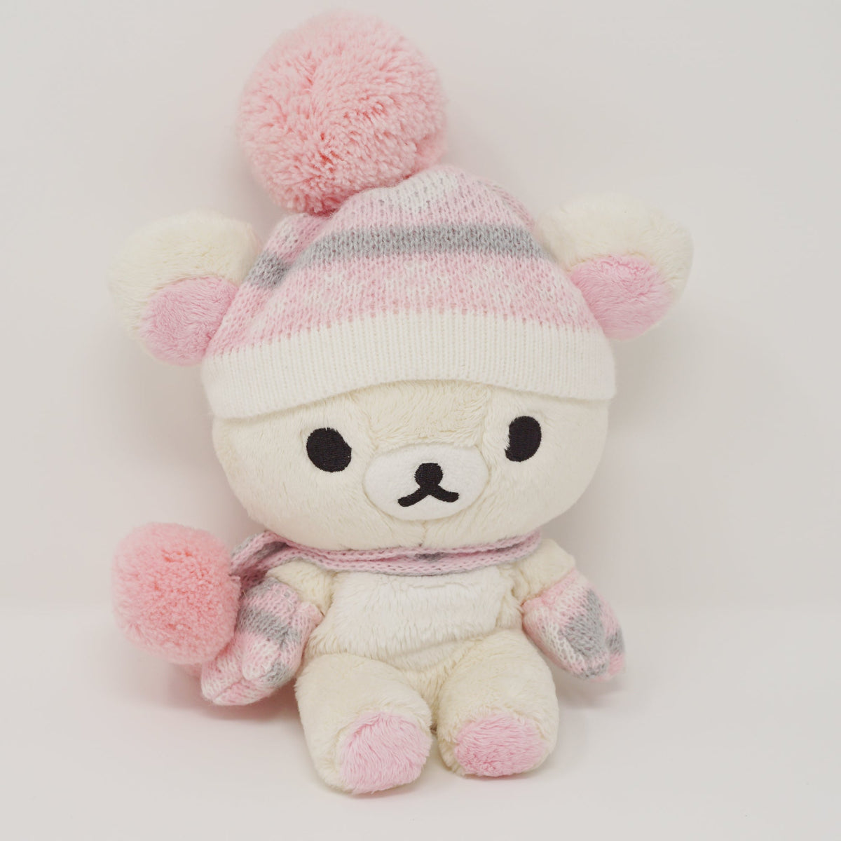 2013 Korilakkuma Heart Knit Outfit Plush - Happy Time with Hearts Rilakkuma