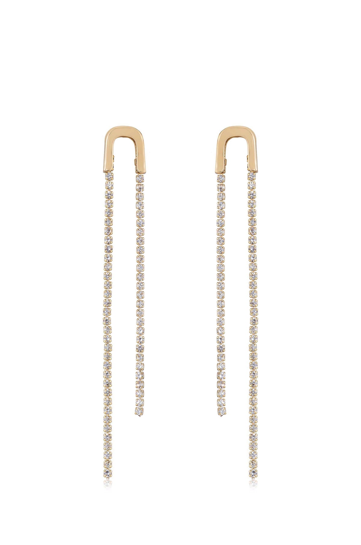 Double Chain Drop Earrings
