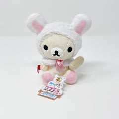 2013 Korilakkuma Mochi Pounding Plush Rabbit Bunny - Sapporo Rilakkuma Store 2nd Anniversary Hokkaido - San-X