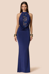 Nookie Rhianna Halter Gown - Midnight