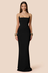 Nookie Aaliyah Strapless Gown - Black